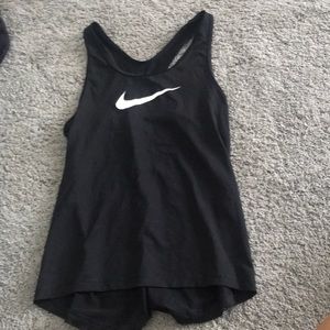 Nike black running tank